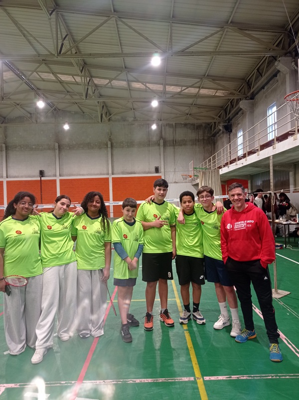 3º encontro de badminton do Desporto Escolar